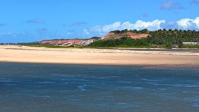 Barra do Abiai: vista do lado de Pitimbu