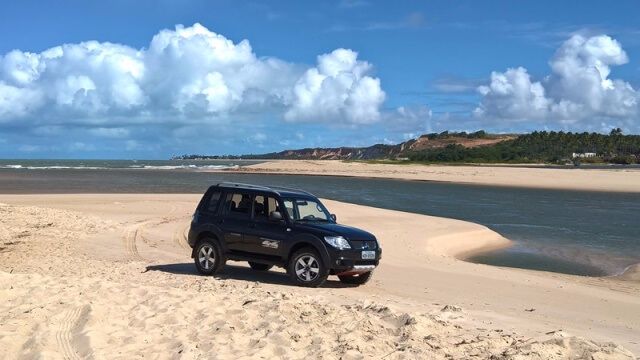 Barra do Abiai: encontro do rio com o mar
