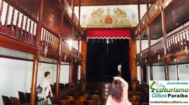Areia PB turismo: Teatro Santa Ignêz, o interior
