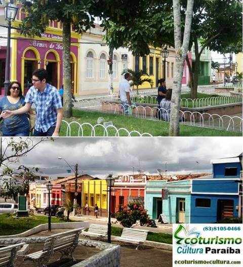 O que fazer em Areia PB: a praça central
