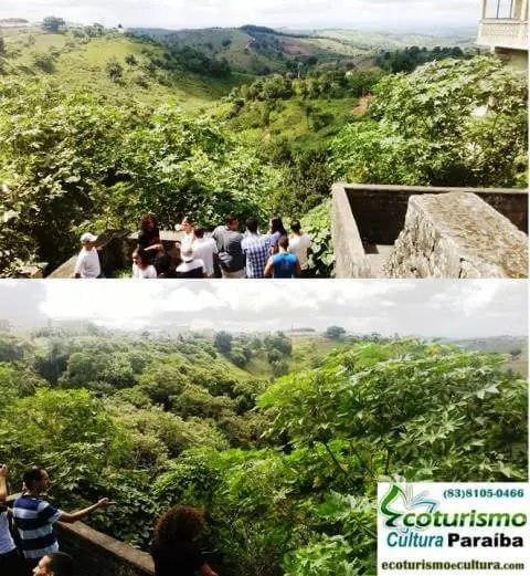 Sobrado de José Rufino, vista sobre o jardim
