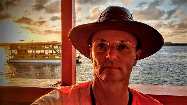 Sunset on the beach of Alligator