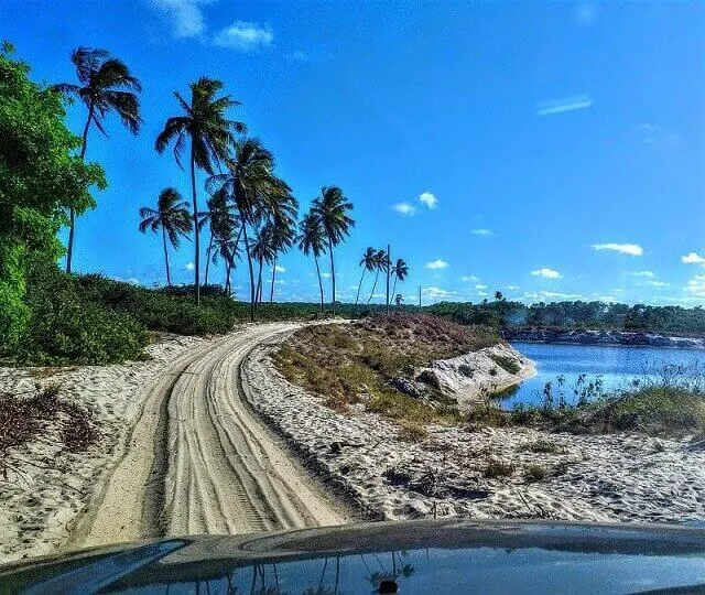 Jeep trails in Barra de Mamanguape