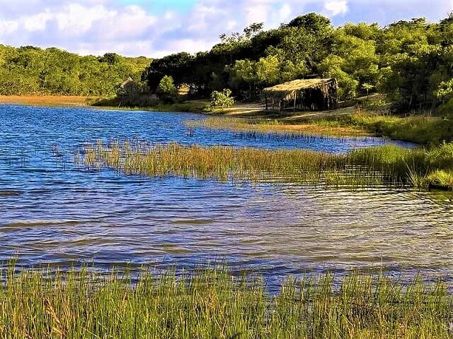 A lagoa encantada