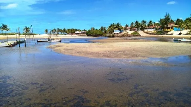 Por trás do rio de Sibauma