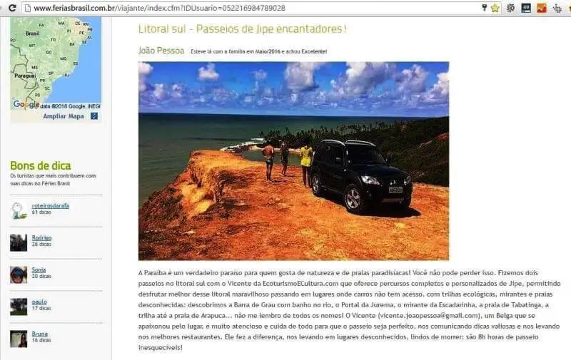 Litoral sul - Passeios de Jipe encantadores Passeios de Jipe encantadores no Litoral sul