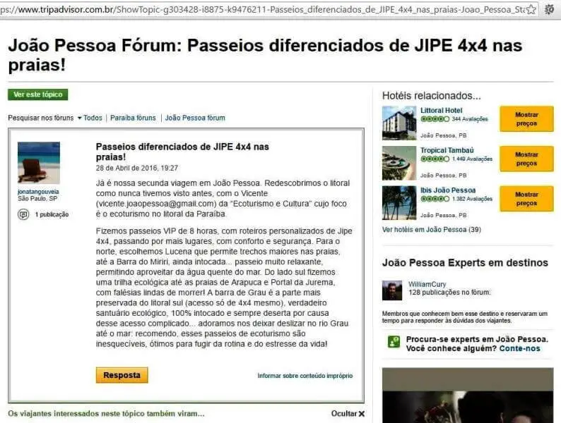 Passeios diferenciados de 4x4 nas praias Passeios diferenciados de 4x4 nas praias