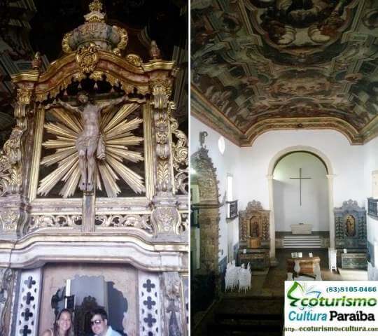 Passeio centro historico Joao Pessoa: Igreja e Conjunto São Francisco, detalhes do interior