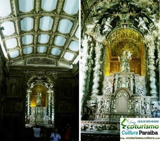 João Pessoa o que fazer: visita a Igreja e Conjunto São Francisco, a capela dourada
