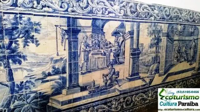 Conjunto São Francisco: os azulejos Pontos turisticos em Joao Pessoa: os azulejos do Conjunto São Francisco