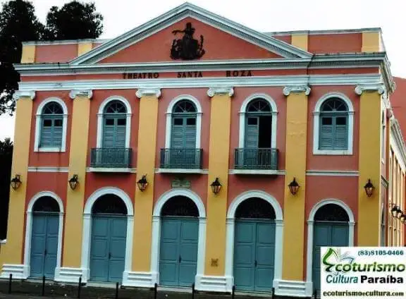 Teatro Santa Roza Pontos turisticos em Joao Pessoa: o Teatro Santa Roza