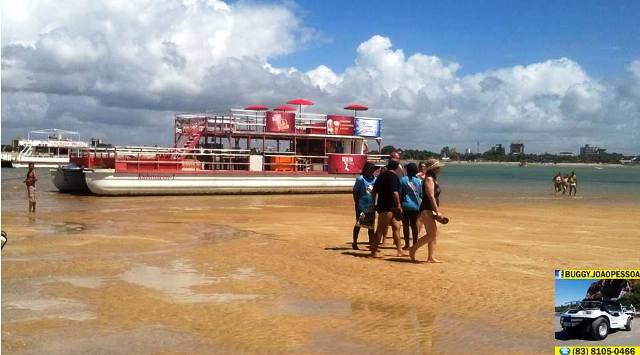 Praias de João Pessoa litoral norte: Areia Vermelha
