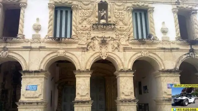 Fachada da igreja Nossa Senhora da Guia, em Lucena