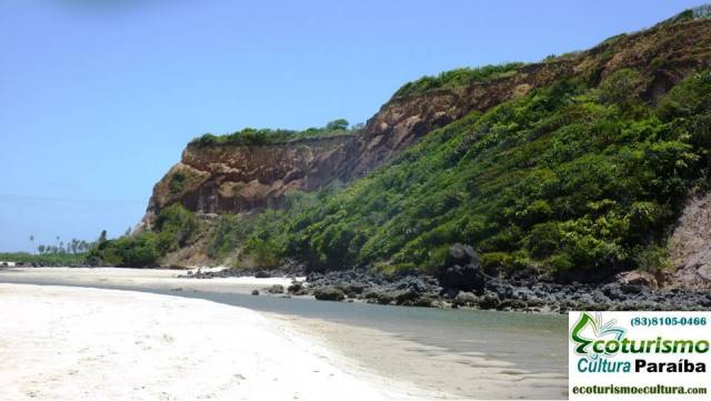 Barra do rio Miriri (litoral norte de João Pessoa)