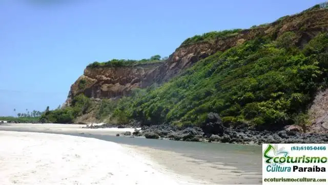 Barra do rio Miriri (litoral norte de João Pessoa)