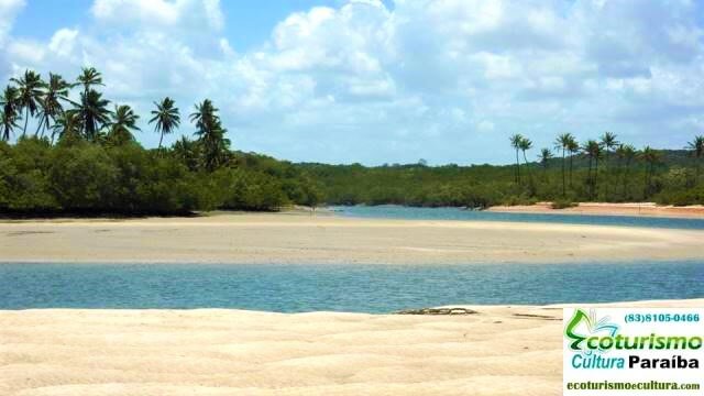 Praias da Paraíba litoral norte: Lagoa do Rio Miriri