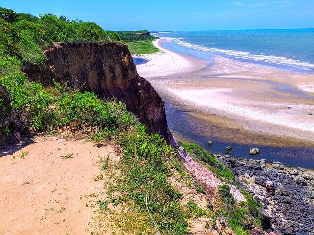 Mirante acima da Barra do Miriri (praias de Lucena)