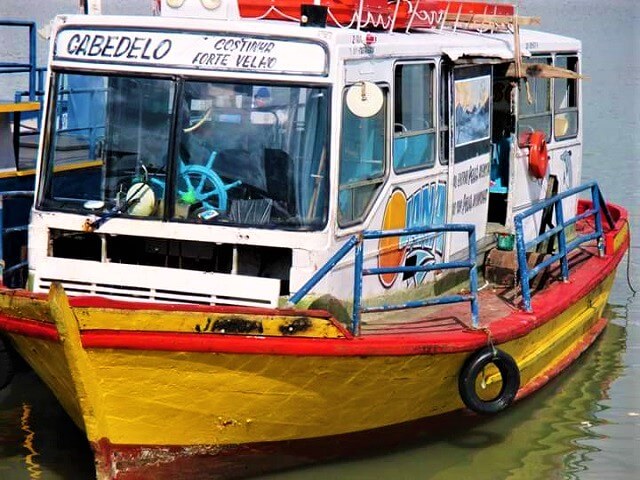 Litoral norte Paraiba: Balsa no rio Paraíba