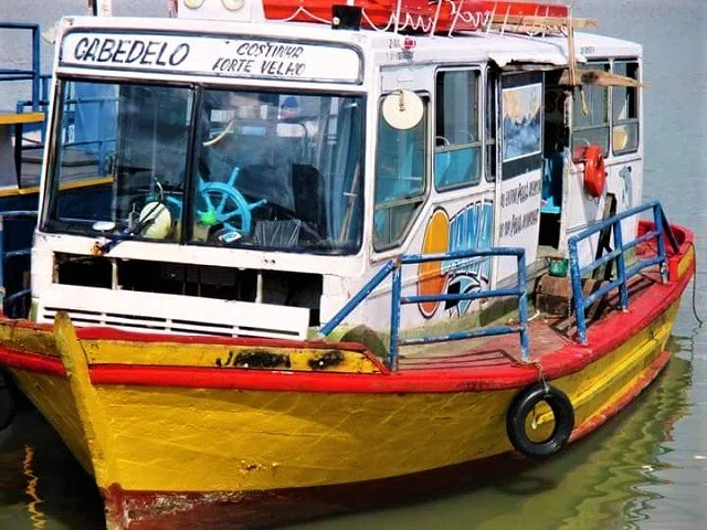 Litoral norte Paraiba: Balsa no rio Paraíba