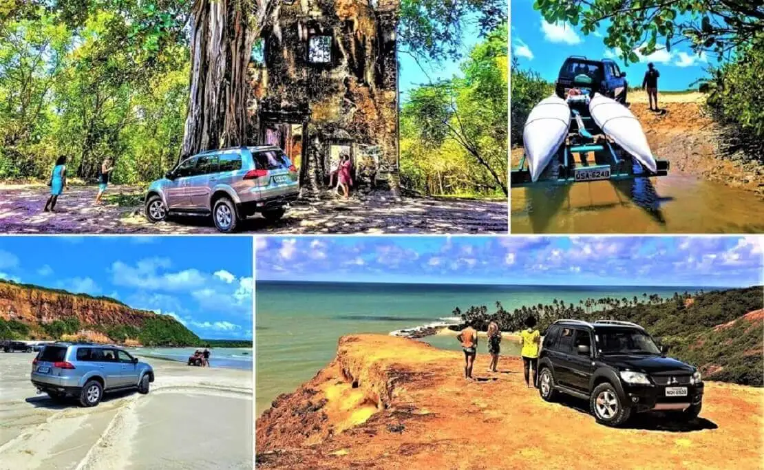 Passeio 4x4 nas Praias de João Pessoa | Passeio no Litoral de João Pessoa
