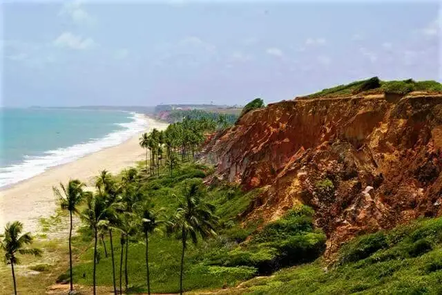 Barra do Grau: as falésias As falésias da Barra do Grau - APA Tambaba