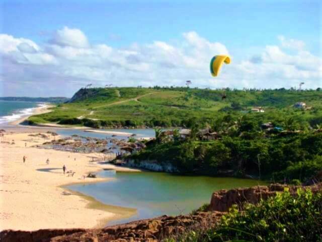 Vista aérea da Praia Bela