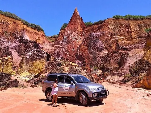 Castelo da Princesa, de SUV 4x4 Cânion de Coqueirinho de SUV 4x4: o Castelo da Princesa por baixo