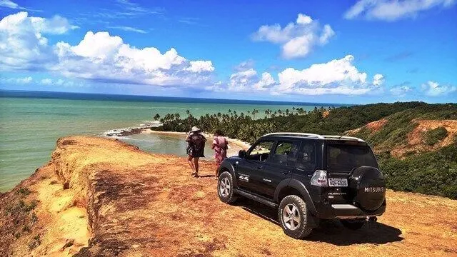 Prainha de Coqueirinho: mirante Mirante acima da Prainha de Coqueirinho