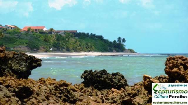 Praias litoral sul Paraiba: recifes da praia de Tabatinga