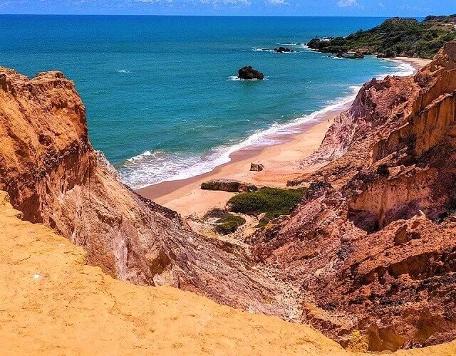 Mirante da escadaria: APA Tambaba Mirante da escadaria, lado Tambaba, litoral sul da Paraiba