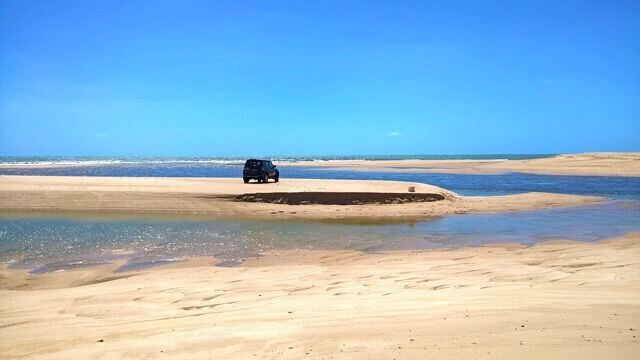 No meio das águas - Barra do Abiai