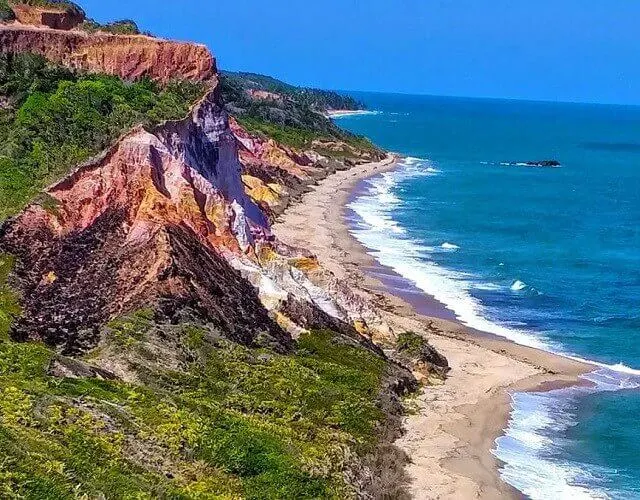 Mirante da escadaria, lado Coqueirinho, litoral sul de João Pessoa