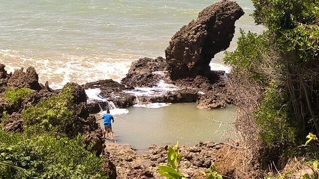 As piscinas naturais de Tambaba